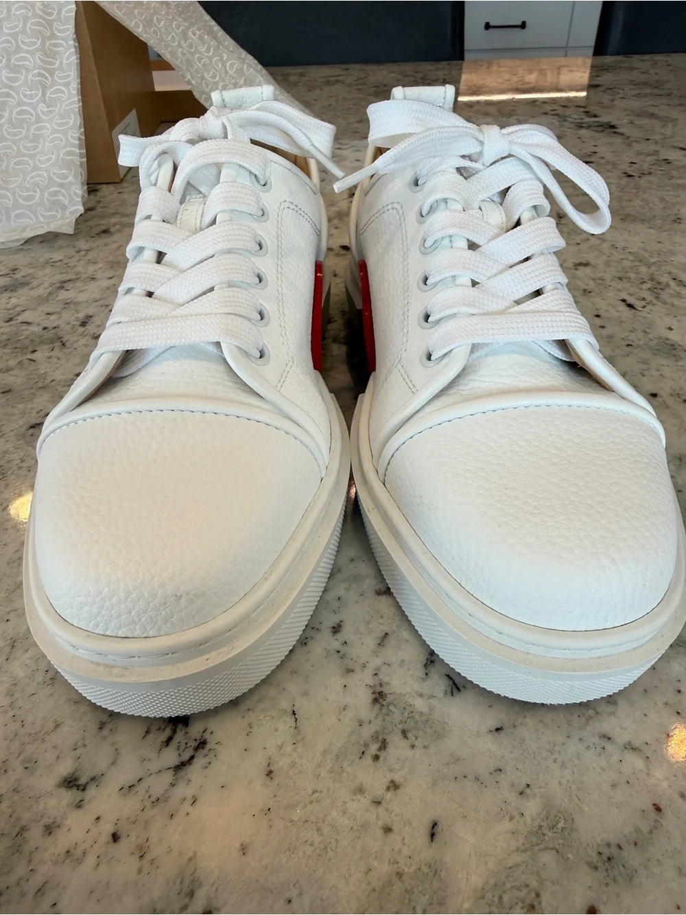 Christian Louboutin smooth white